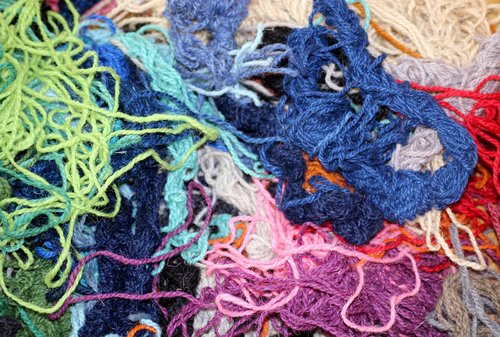 wool  yarn  colorful