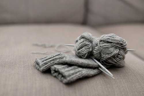 wool  knitting  hand labor