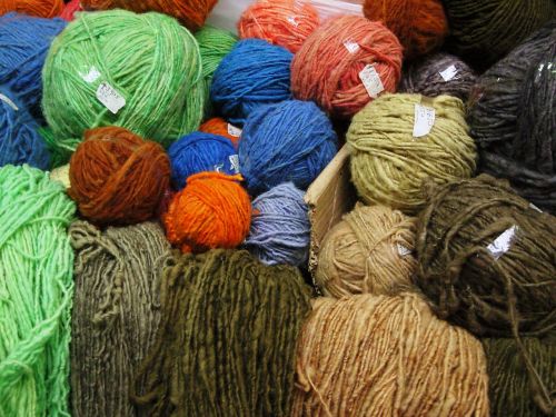 wool colors texture