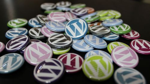 wordpress badges buttons