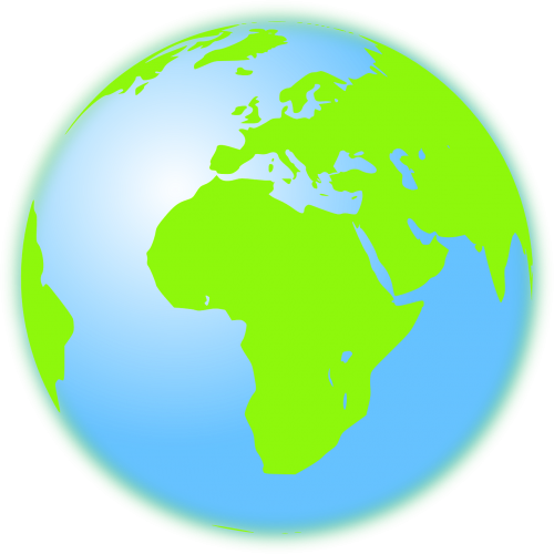 world globe africa