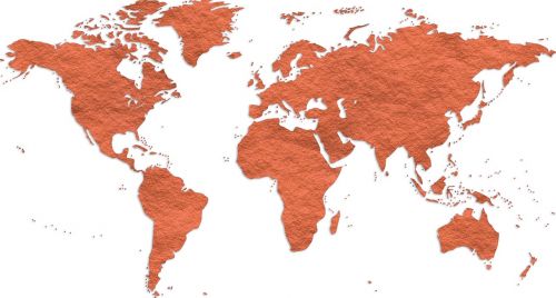 world map global geography