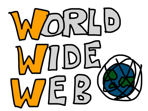 world wide web www lettering