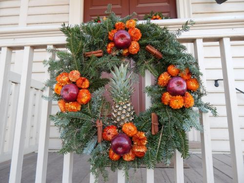 wreath holiday decorations nature