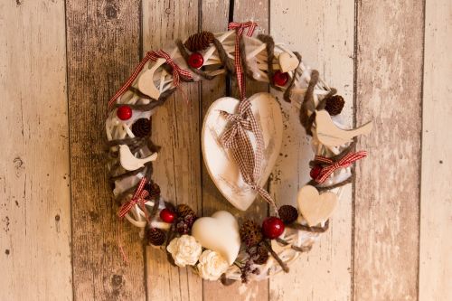 wreath decoration heart