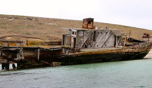 wreck  port stanley  falkland islands