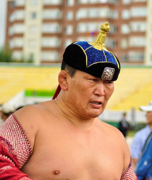 wrestler mongolian man