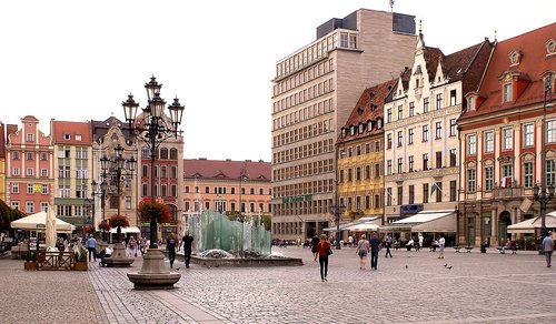 wrocław  the market  architecture