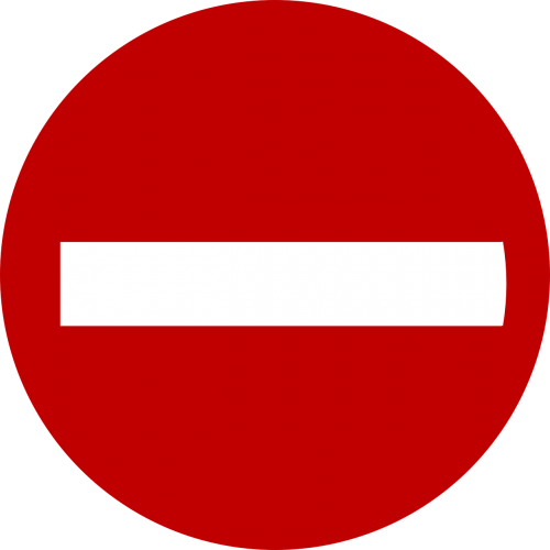 wrong way road sign roadsign