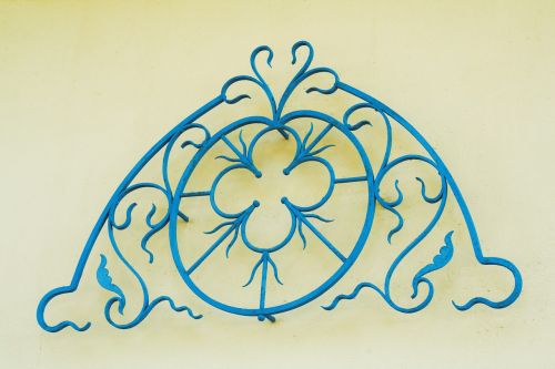 wrought iron wall decoration