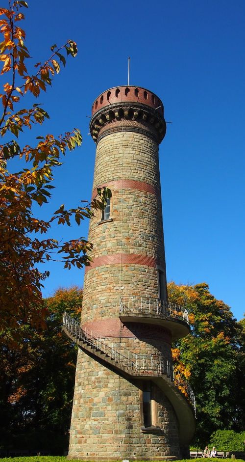 wuppertal toelle tower autumn