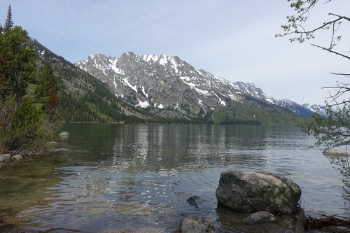 wyoming  hiking  lake