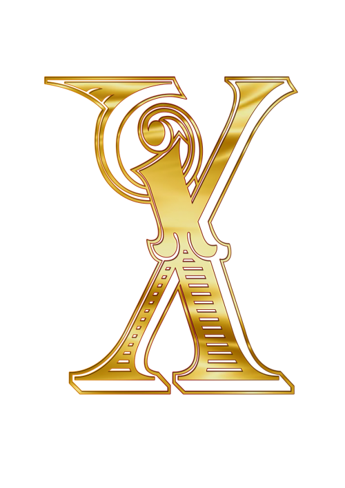 x letters alphabet