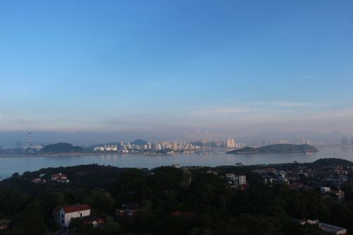 xiamen gulangyu island sunlight rock