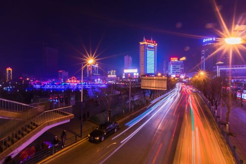 xining west main street night view