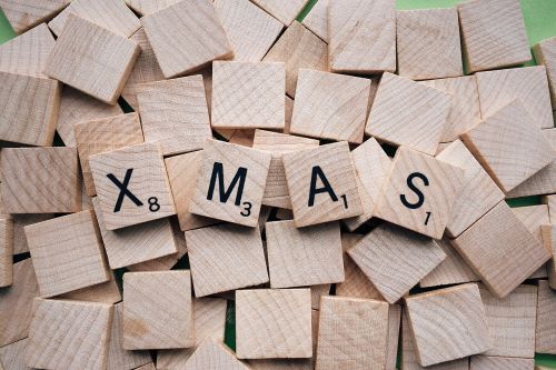 xmas word letters holiday