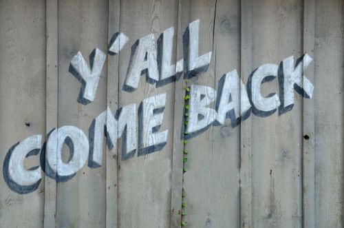 Y&#039; All Come Back Sign