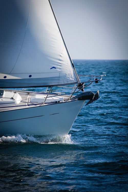 yacht sailing sea