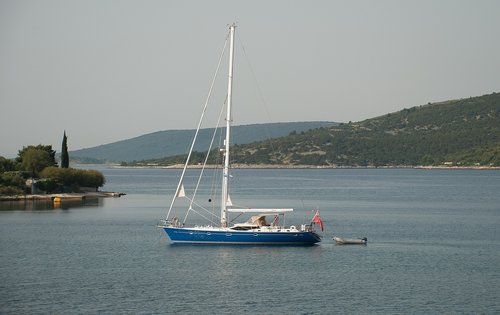 yacht  sea  water