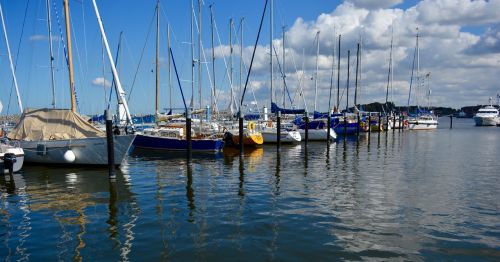 yacht sailing boats port