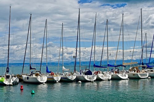 yachts  sailboats  sea