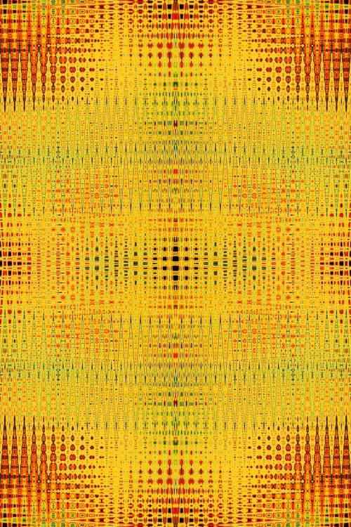 Yellow Background And Small Pattern