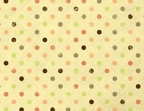 Yellow Background With Dots