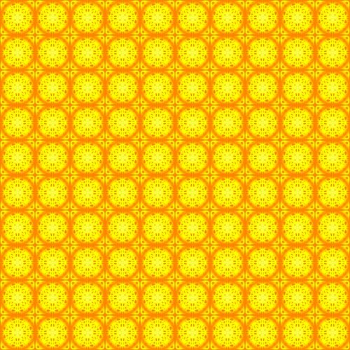 Yellow Circular Background