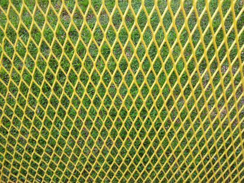 Yellow Net Pattern Texture