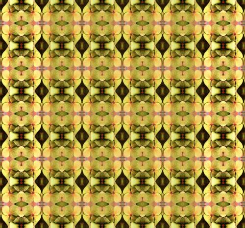 Yellow Petal Repeat Pattern