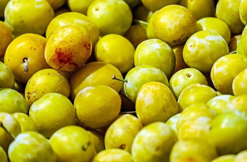 yellow plums fruit stone fruit