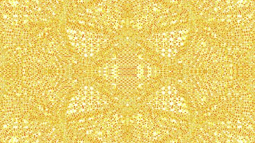 Yellow Psychedelic Background