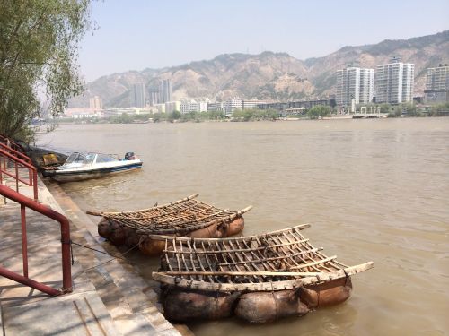 yellow river sheepskin rafts china