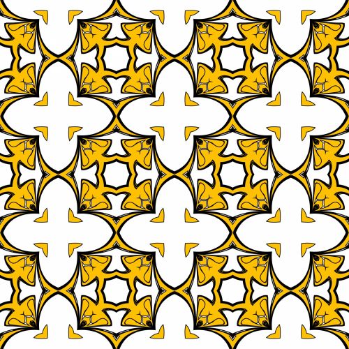 Yellow Seamless Pattern