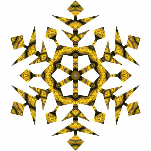 Yellow Snowflake