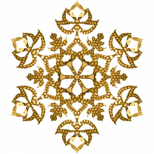 Yellow Snowflake