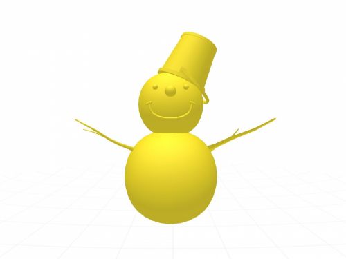 Yellow Snowman