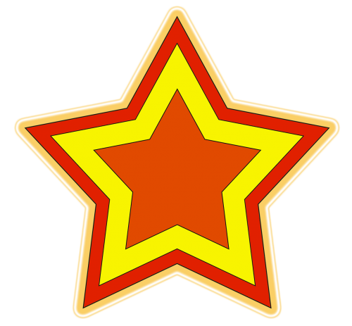 yellow star star brightness