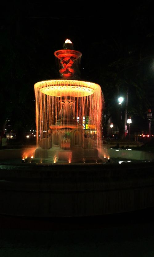 Yellow Water Fountain