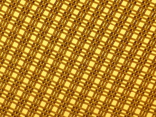 Yellow Wire Pattern Background