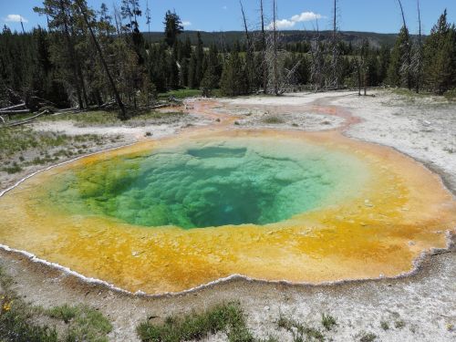 yellowstone hot spring geothermal