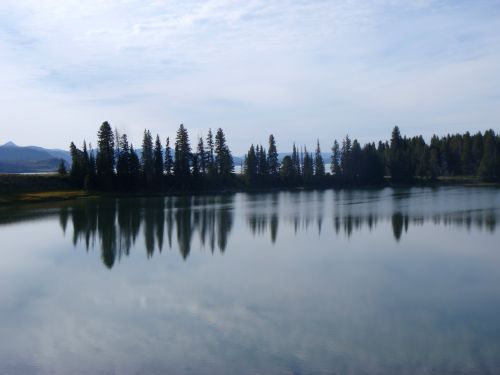 yellowstone lake clouds