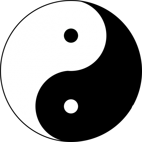 yin yang symbol emblem
