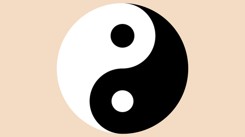 yin yang  symbol  meditation