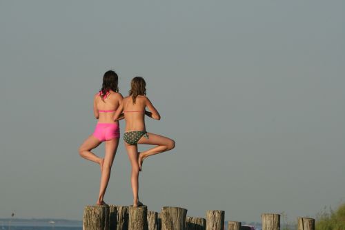 yoga woman girls