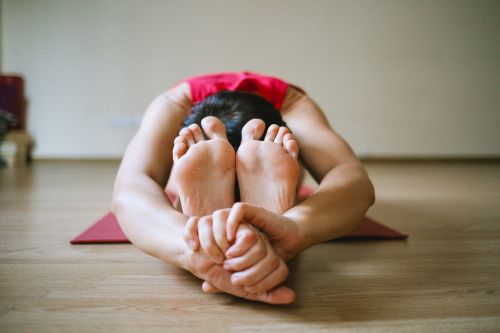yoga legs girl