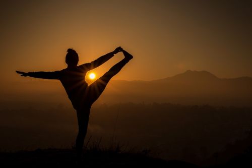 yoga sunrise travel