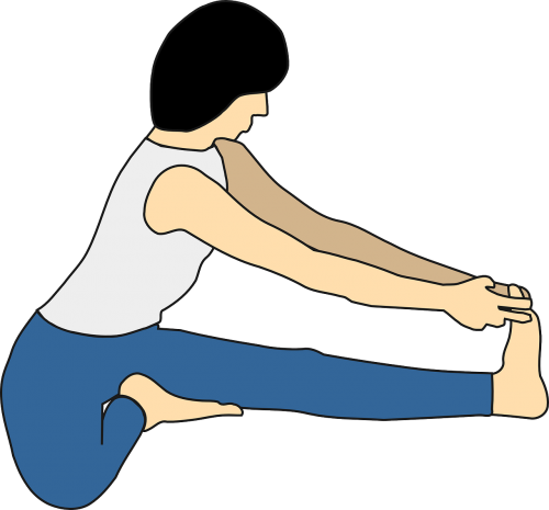 yoga woman exercising