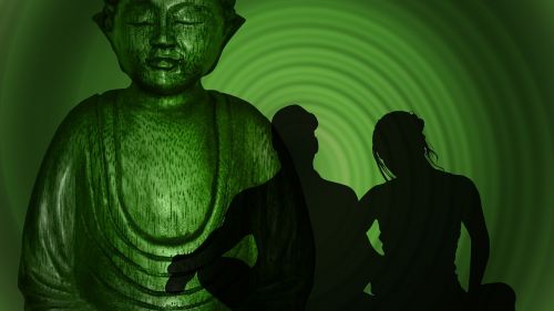 yoga buddha wave