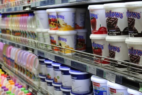 yogurt dairy refrigerator